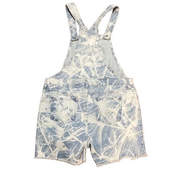 The Children’s Place Denim Short bib Overalls 14 shortall - Picture 2 of 11